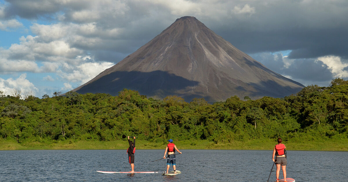 Paddleboard on Lake Arenal