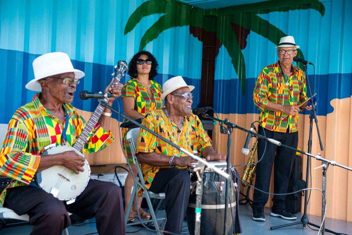 Afro-Caribbean calypso band